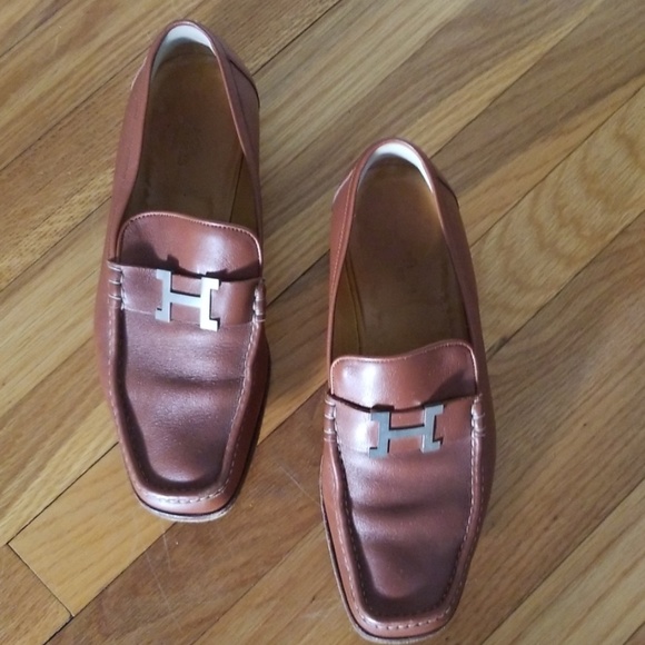 Hermes Other - Hermés Paris Brown Leather Loafers